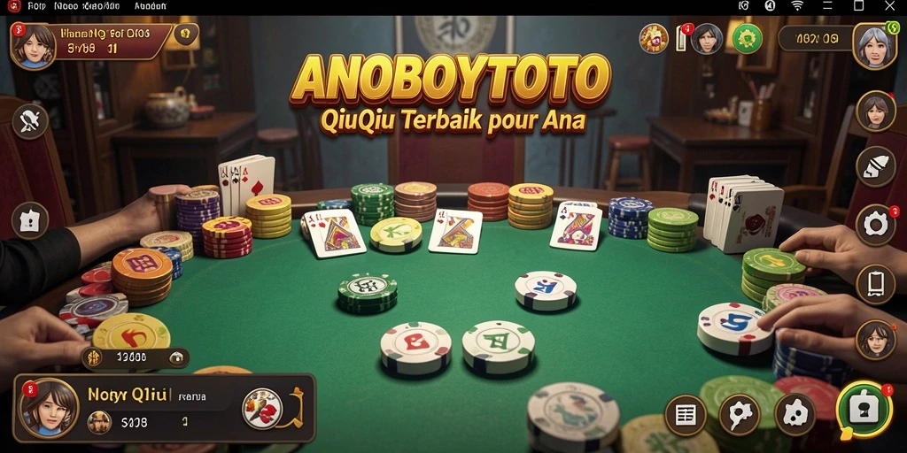 Tampilan gameplay QiuQiu yang seru dan menantang.