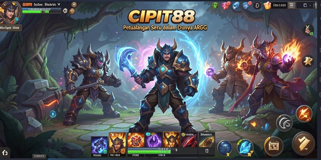 Tampilan mendebarkan gameplay ARPG dalam CIPIT88.