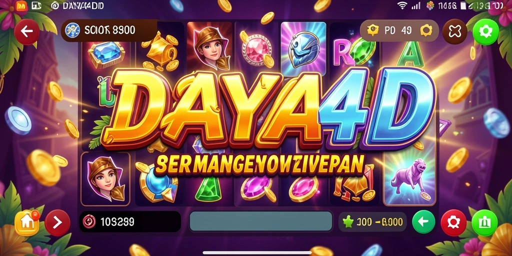 Tampilan gameplay slot yang menarik dan interaktif dari DAYA4D.