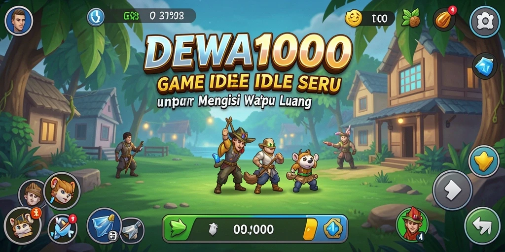 Tampilan gameplay DEWA1000 yang mengasyikkan dan penuh tantangan.