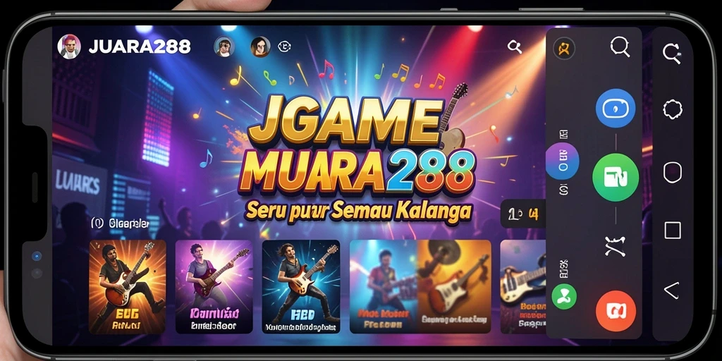 Tampilan gameplay JUARA288 yang menarik dan penuh warna.
