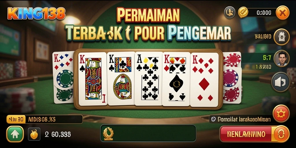 Tampilan gameplay KING138 yang seru dan menantang.