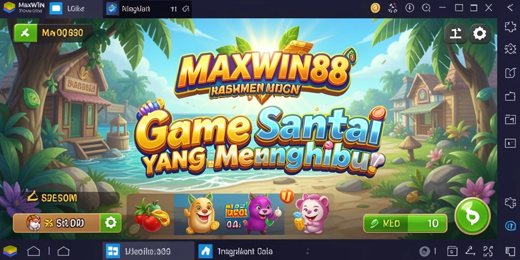 Tampilan gameplay MAXWIN88 yang menyenangkan dan penuh warna.
