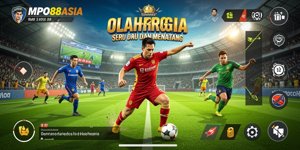 Tampilan gameplay MPO88ASIA yang menampilkan aksi olahraga seru.