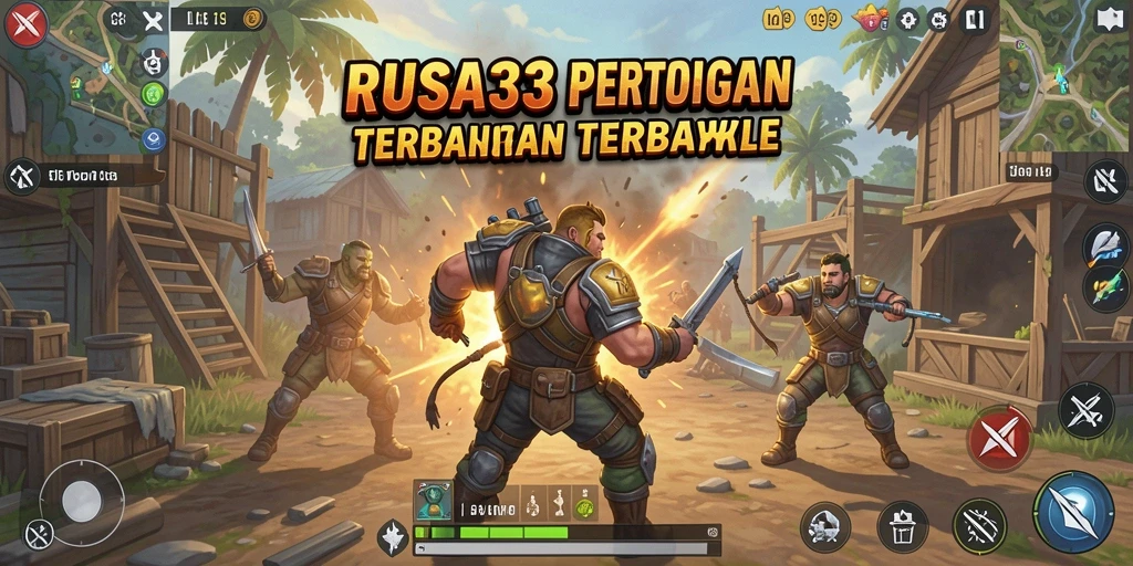 Screenshot RUSA33 yang menunjukkan momen intens dalam gameplay Battle Royale.