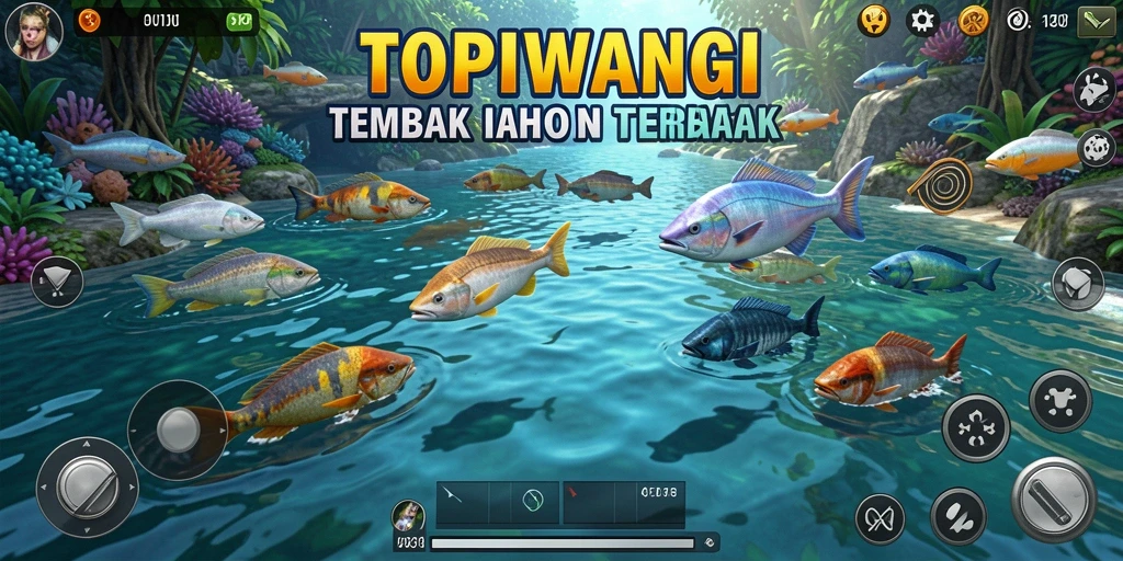 Tampilan gameplay Tembak Ikan yang seru dan menegangkan.