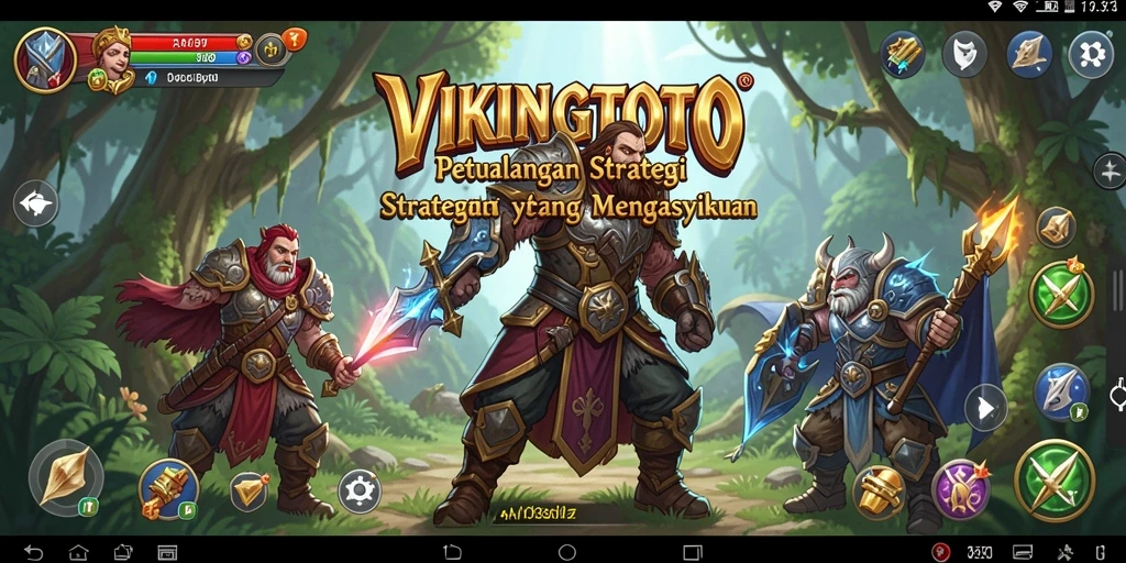 Tampilan screenshot utama dari gameplay seru di VIKINGTOTO.