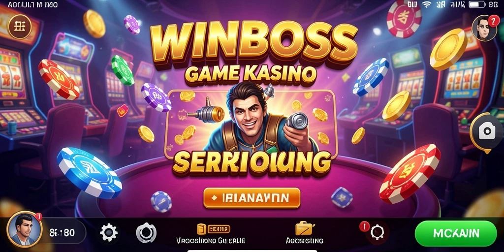 Gameplay seru di WINBOSS dengan berbagai pilihan permainan Kasino.