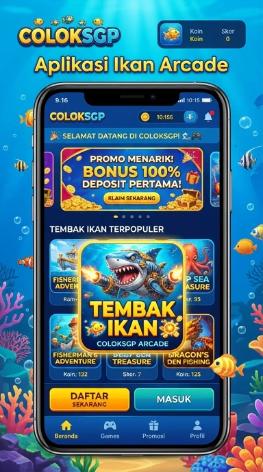 Tampilan halaman utama aplikasi koloksgp yang user-friendly.